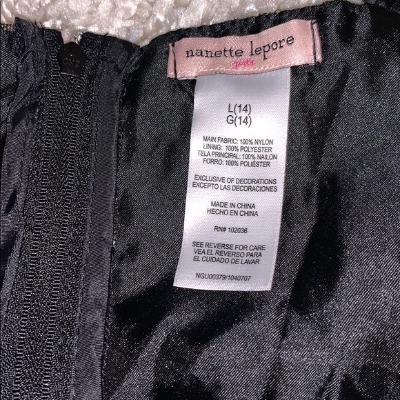 NWT Nanette Lepore Embroidered Mesh Dress Girls 14 - Picture 6 of 12